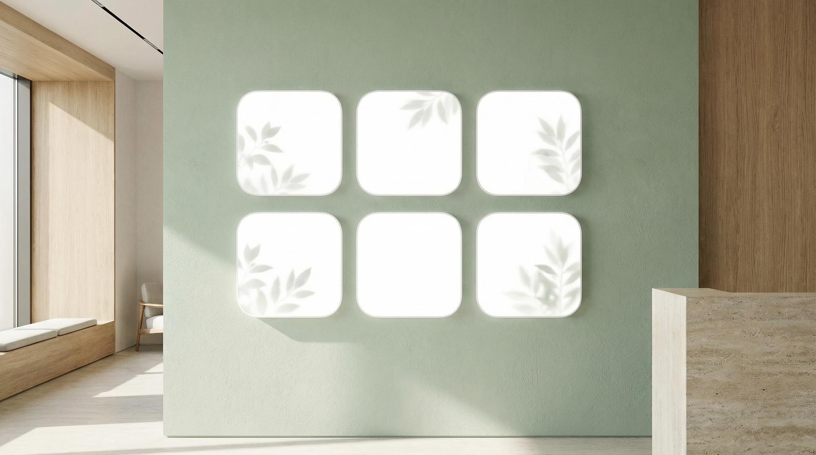 麻豆合作植物品牌Logo墙